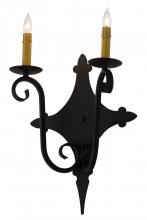  181739 - 12" Wide Angelique 2 Light Wall Sconce