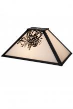  182010 - 16" Long Mission Pine Cone Shade