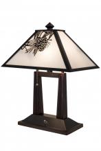  182011 - 20"H Winter Pine Table Lamp