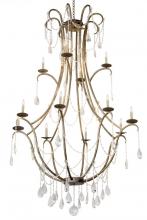 Meyda Blue 182547 - 54"W Kaitlynn 12 LT Two Tier Chandelier