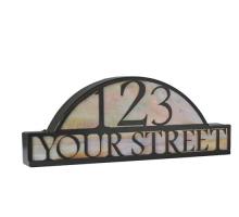  18598 - 24.5" Wide Personalized Street Address Sign