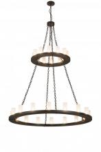  187925 - 60"W Loxley 28 LT Two Tier Chandelier