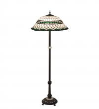  189107 - 62" High Tiffany Roman Floor Lamp