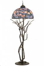  190745 - 75"H Tiffany Magnolia Floor Lamp