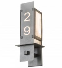  190823 - 6.5" Wide Personalized Estructura Wall Sconce