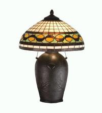  19169 - 23"H Tiffany Acorn Table Lamp