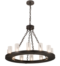  192501 - 36" Wide Loxley 12 Light Chandelier