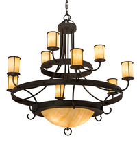 Meyda Blue 194814 - 52" Wide Nehring 9 LT Chandelier