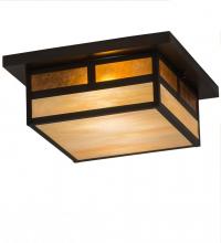 Meyda Blue 194880 - 15"Square Hyde Park "T" Mission Flushmount