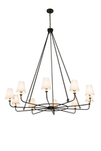  196031 - 72" Wide Brach Ring 10 LT Chandelier