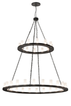  196183 - 72" Wide Loxley 36 LT Two Tier Chandelier