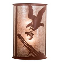  197065 - 12" Wide Strike of the Eagle Wall Sconce