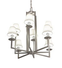  197107 - 43" Wide Porte Tournante 8 Light Chandelier