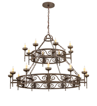  201849 - 66" Wide Majella 20 Light Two Tier Chandelier