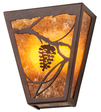  202181 - 7" Wide Whispering Pines Wall Sconce