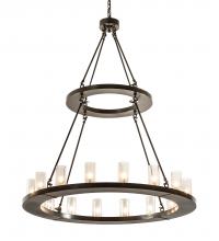  202214 - 48" Wide Loxley 16 Light Two Tier Chandelier