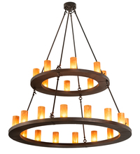  210577 - 54" Wide Loxley 24 Light Two Tier Chandelier