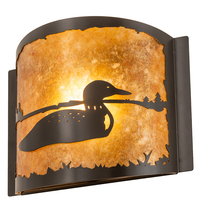  211045 - 12" Wide Loon Right Wall Sconce