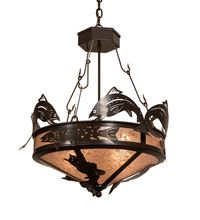  214967 - 24" Wide Catch of the Day Inverted Pendant