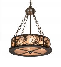  215902 - 16" Wide Whispering Pines Inverted Pendant
