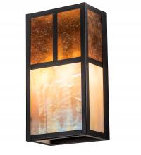  216256 - 7" Wide Hyde Park "T" Mission Wall Sconce