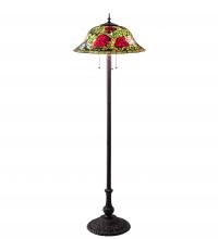 216879 - 62" High Tiffany Rosebush Floor Lamp