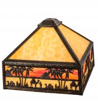  217638 - 13" Square Camel Mission Shade
