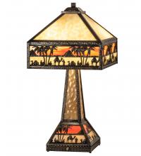  217641 - 26" High Camel Mission Table Lamp