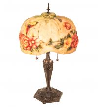 217667 - 25" High Puffy Butterfly & Flowers Table Lamp