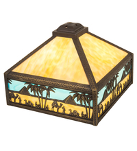  217722 - 13" Square Camel Mission Shade