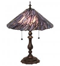 Meyda Blue 218128 - 21" High Willow Jadestone Table Lamp