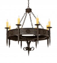 Meyda Blue 218662 - 42" Wide Calandra 8 Light Chandelier