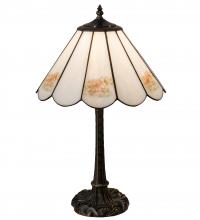 Meyda Blue 218840 - 21" High Roses Table Lamp
