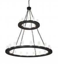  219493 - 60" Wide Loxley 28 Light Two Tier Chandelier