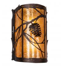  220298 - 10" Wide Whispering Pines Left Wall Sconce