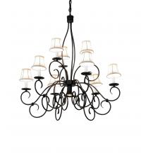  221766 - 36" Wide Grace 10 Light Two Tier Chandelier