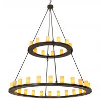  222247 - 72" Wide Loxley 36 Light Two Tier Chandelier