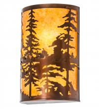  224710 - 12" Wide Tall Pines Wall Sconce