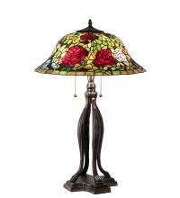  228817 - 30" High Tiffany Rosebush Table Lamp