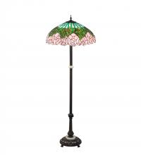  229130 - 62" High Tiffany Cabbage Rose Floor Lamp