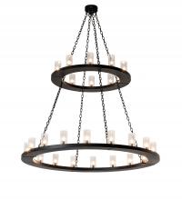  229405 - 60" Wide Loxley 28 Light Two Tier Chandelier