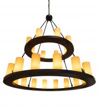  230210 - 54" Wide Loxley 24 Light Two Tier Chandelier