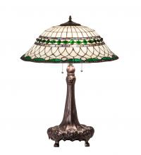 Meyda Blue 230467 - 31" High Tiffany Roman Table Lamp