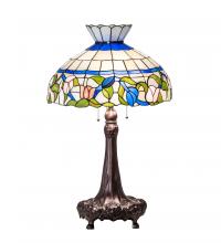Meyda Blue 230475 - 33" High Rose Vine Table Lamp