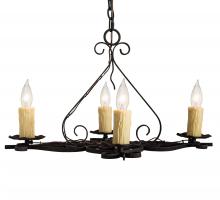 Meyda Blue 231446 - 28" Wide Elianna 4 Light Chandelier