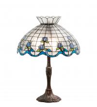 Meyda Blue 232793 - 26" High Roseborder Table Lamp