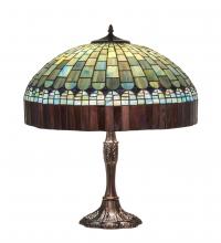 Meyda Blue 232801 - 26" High Tiffany Candice Table Lamp