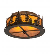  233628 - 16" Wide Tall Pines Flushmount