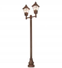  236167 - 47" Long Carefree 2 Lantern Outdoor Street Lamp