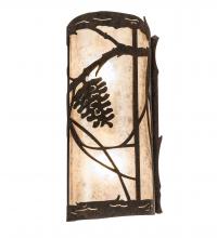  237165 - 6" Wide Whispering Pines Left Wall Sconce